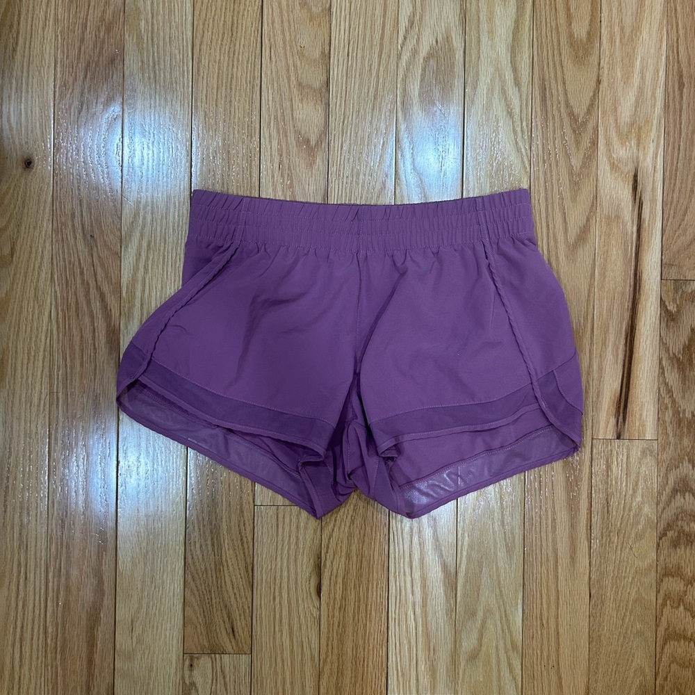 90 Degree By Reflex Mauve Athletic Shorts